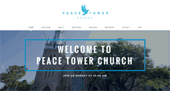 Desktop Screenshot of peacetowerchurch.ca