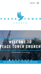 Mobile Screenshot of peacetowerchurch.ca